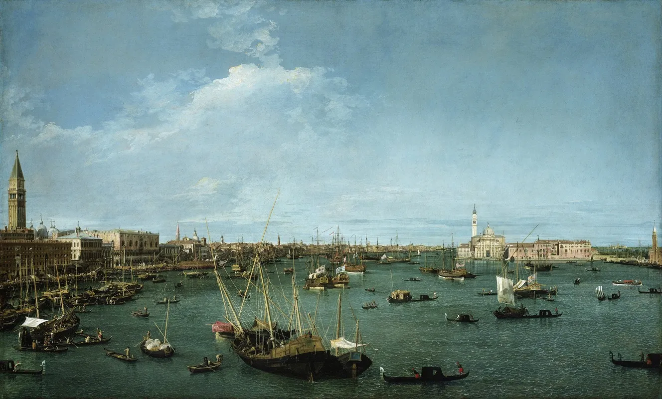 Bacino Di San Marco Venice Wall Art by Canaletto - High-Resolution Digital Print