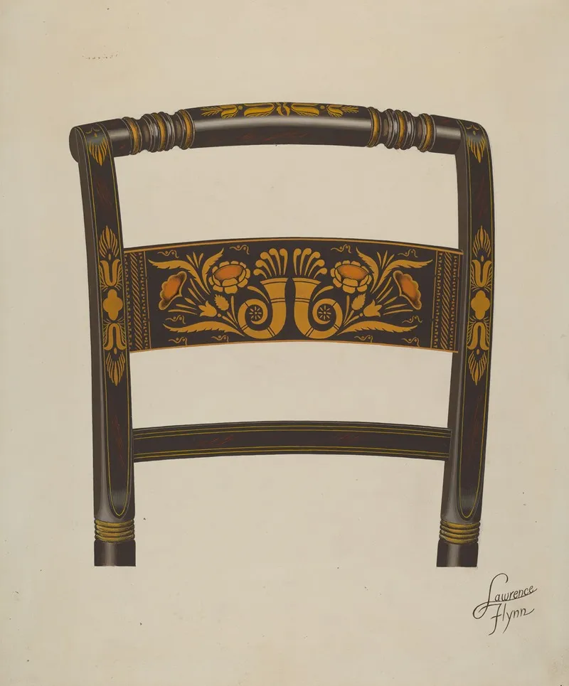 Back Of Hitchcock Chair