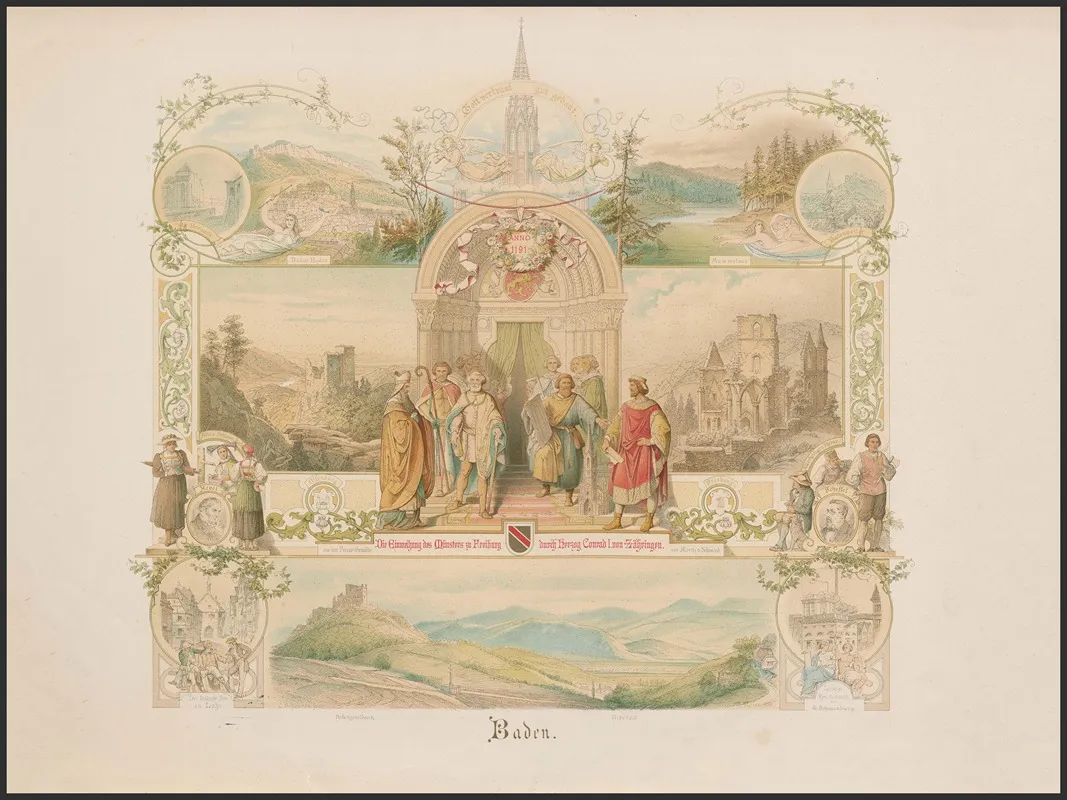 Baden 3 Wall Art by Caspar Scheuren - High-Resolution Digital Print