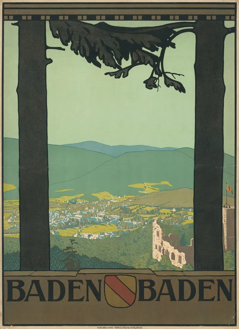 Baden Baden 2 Wall Art by Carl Langhein - High-Resolution Digital Print