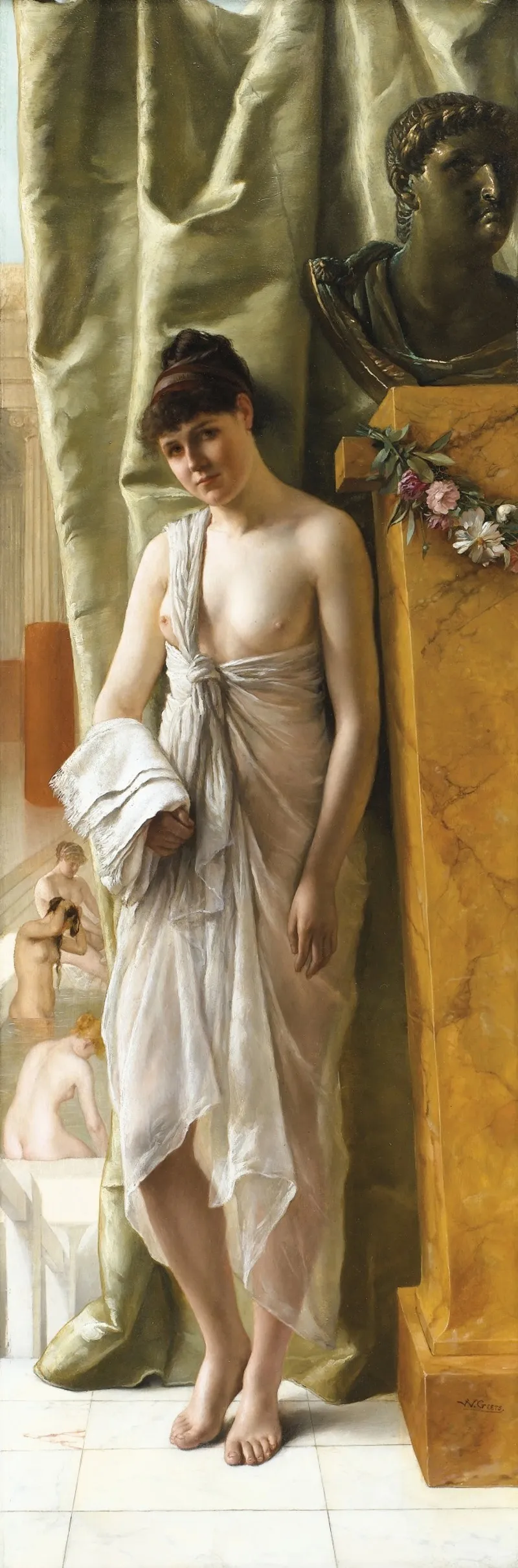 Baigneuse Ou Balneatrix Wall Art by Willem Geets - High-Resolution Digital Print