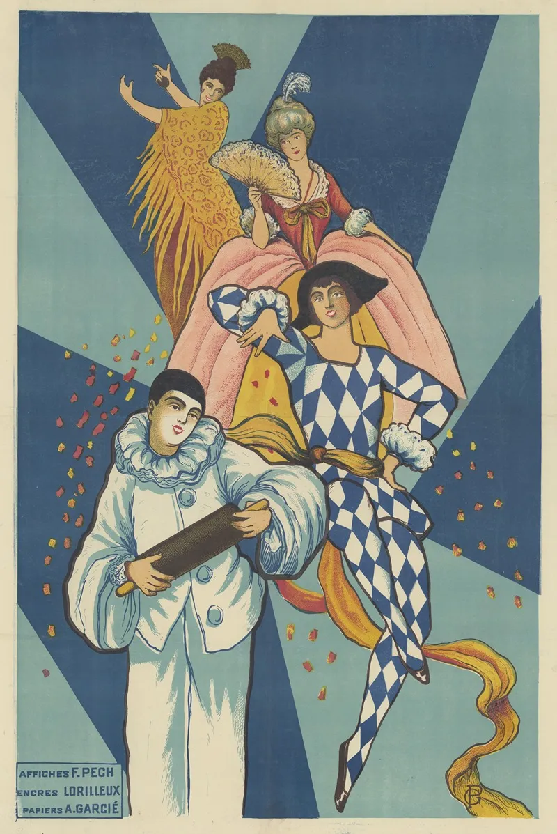 Bal De Limprimerie Wall Art by Affiches F. Pech - High-Resolution Digital Print