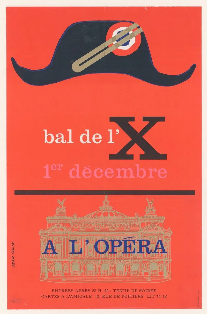 Bal De Lx Le 1er Decembre 1966 A Lopera Wall Art by Jean Colin - High-Resolution Digital Print