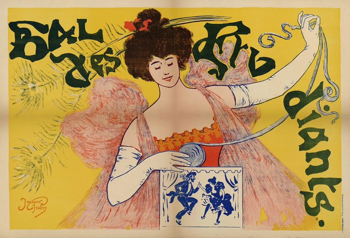 Bal Des Etudiants 3 Wall Art by Jacques Gruber - High-Resolution Digital Print