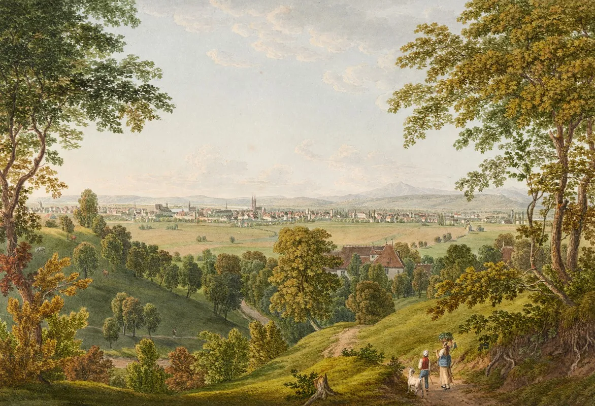 Bale Cote Du Couchant Wall Art by Johann Heinrich Luttringhausen - High-Resolution Digital Print