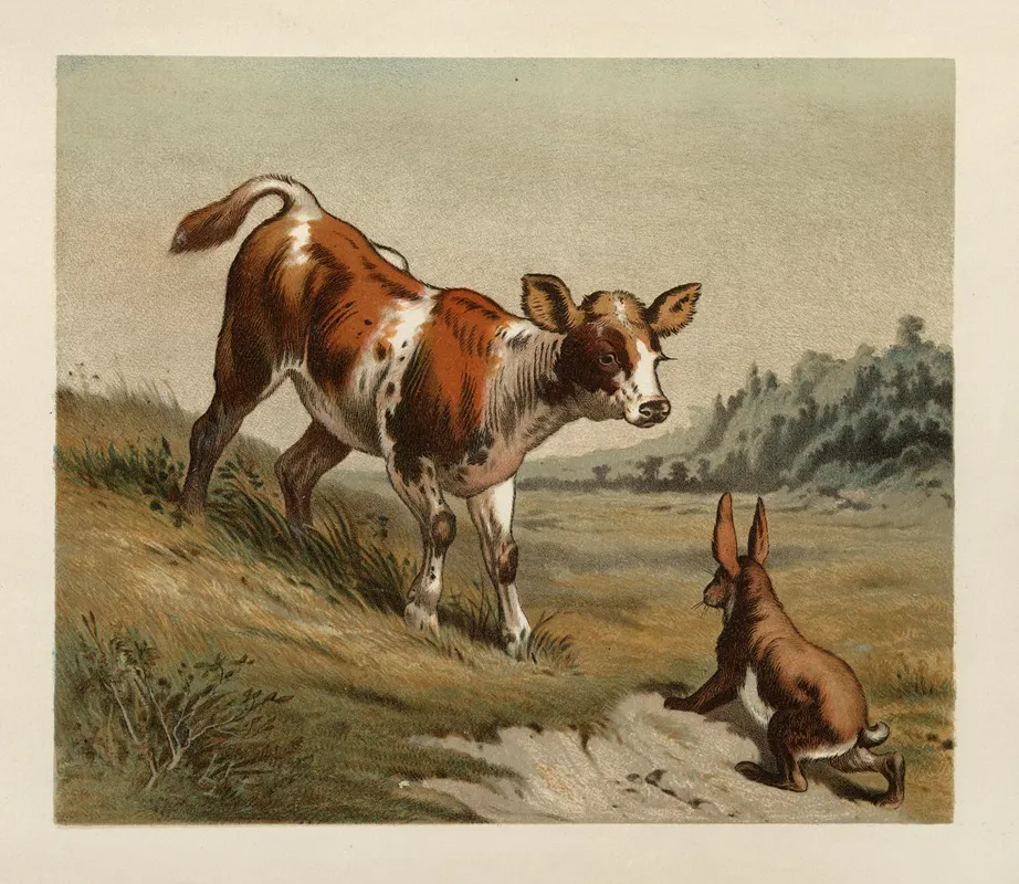 Ballad Of The Lost Hare Pl 03 Wall Art by Margaret Sidney - High-Resolution Digital Print