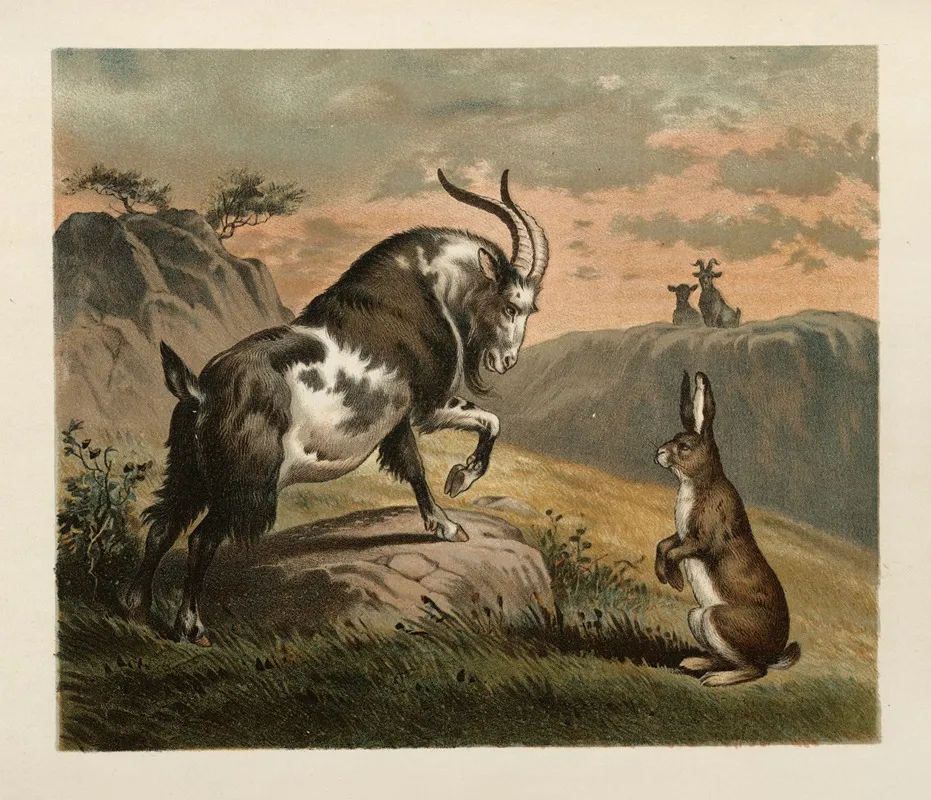 Ballad Of The Lost Hare Pl 04 Wall Art by Margaret Sidney - High-Resolution Digital Print