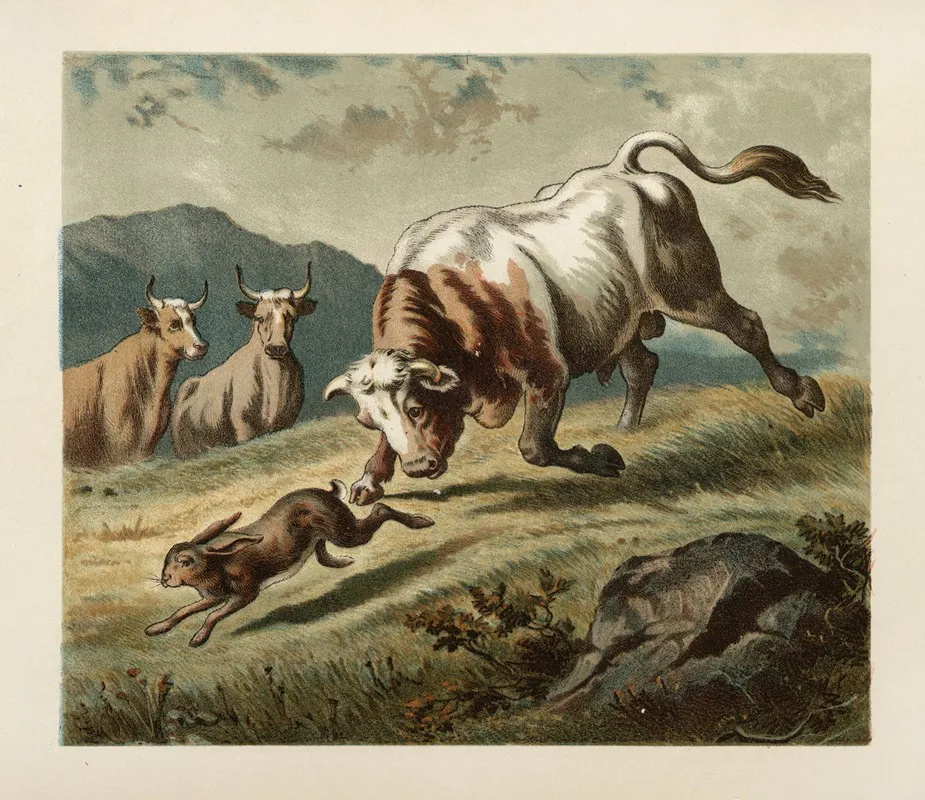 Ballad Of The Lost Hare Pl 06 Wall Art by Margaret Sidney - High-Resolution Digital Print