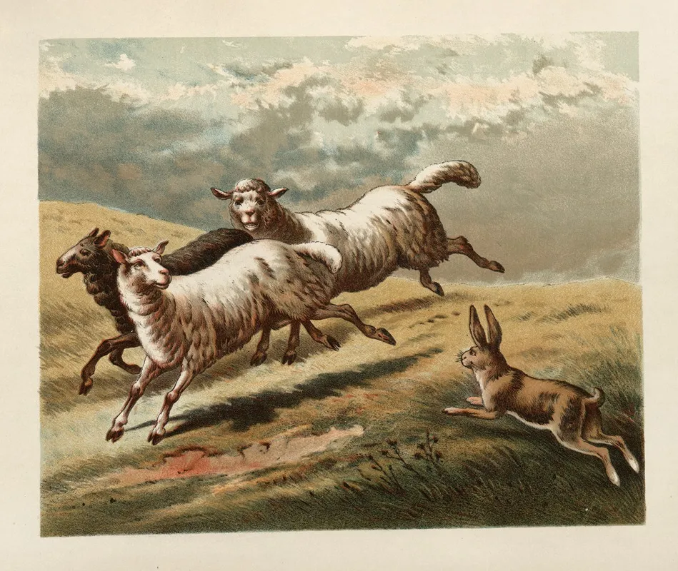 Ballad Of The Lost Hare Pl 07 Wall Art by Margaret Sidney - High-Resolution Digital Print
