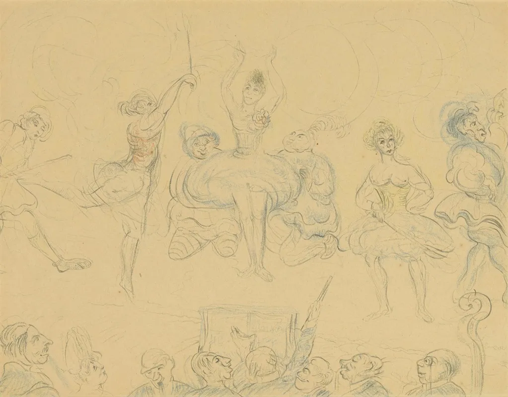 Ballet Wall Art by James Ensor - High-Resolution Digital Print