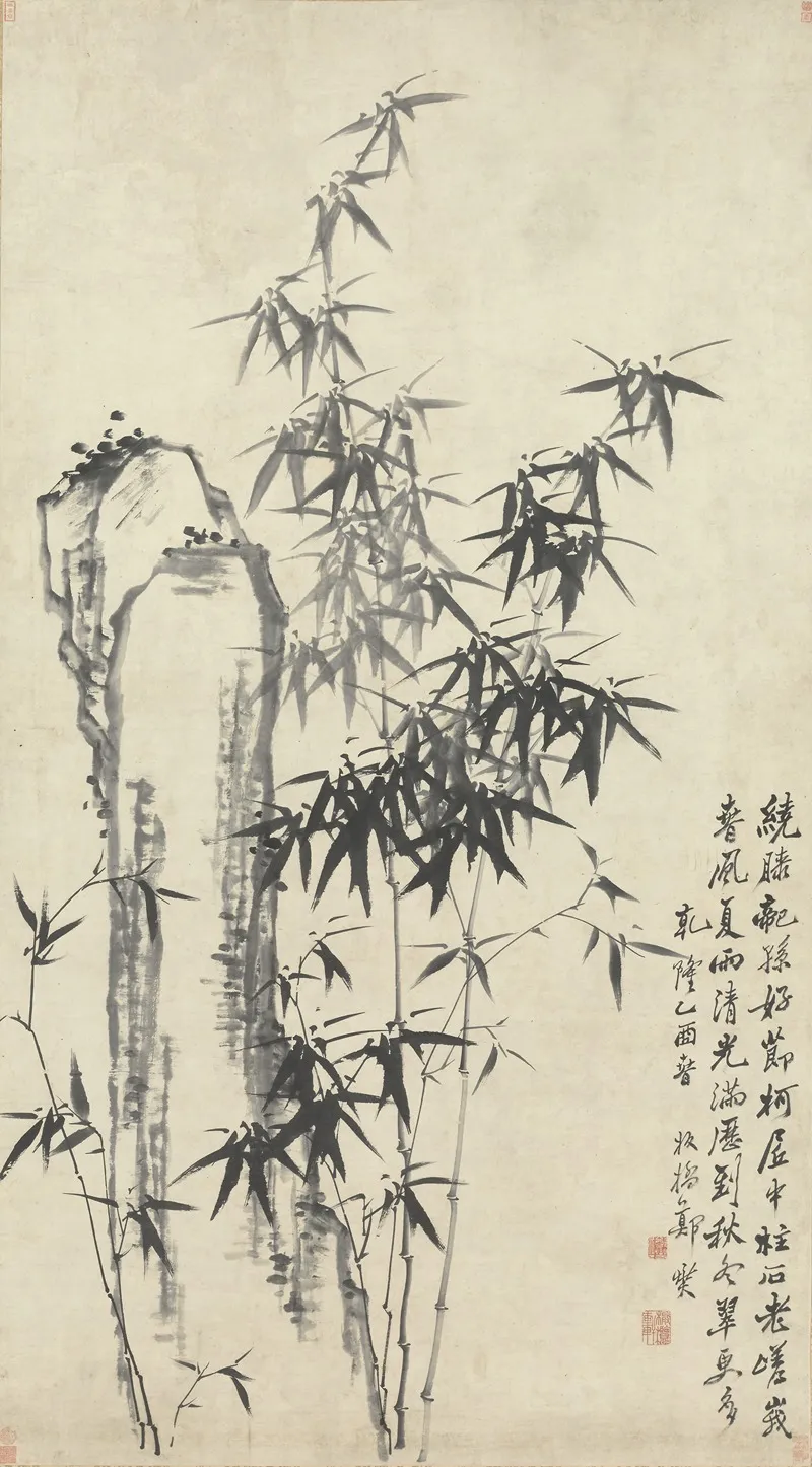 Bamboo And Rock