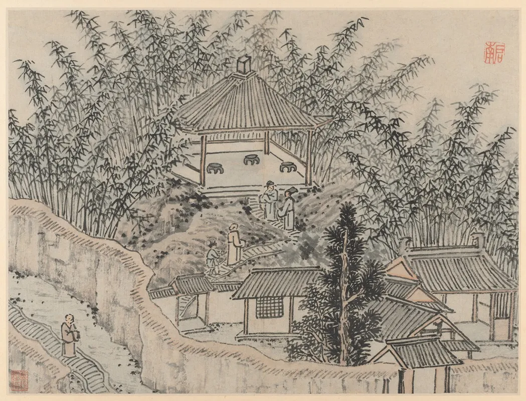 Bamboo Pavilion Tiger Hill From Twelve Views Of Tiger Hill Suzhou