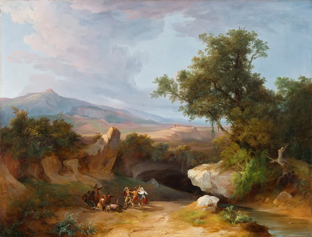 Banditen In Der Romagna Wall Art by Costantino Rosa - High-Resolution Digital Print