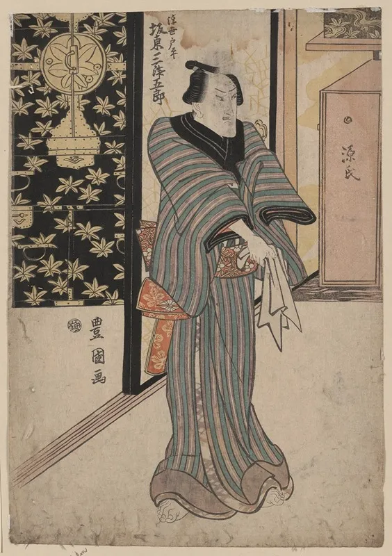 Bando Mitsugoro No Ukiyo Toei Wall Art by Toyokuni Utagawa - High-Resolution Digital Print