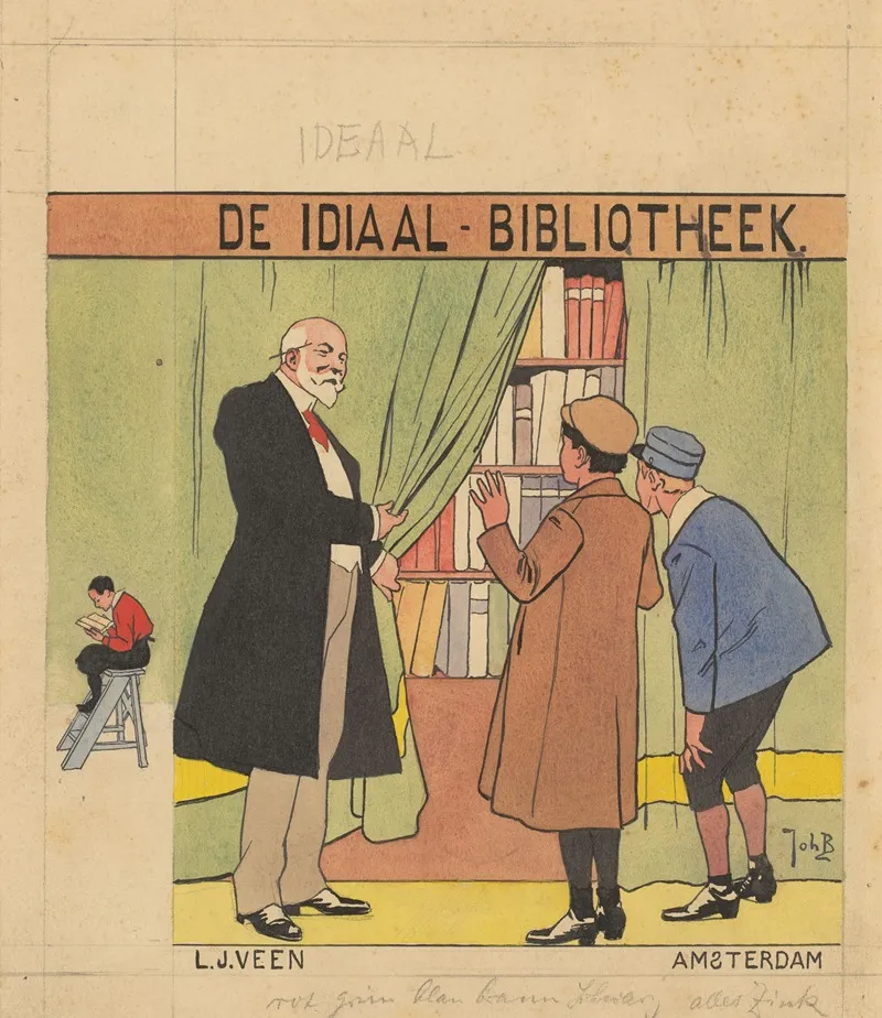 Bandontwerp Voor De Serie De Ideaal Bibliotheek Van Uitgeversmaatschappij L J Veen 2