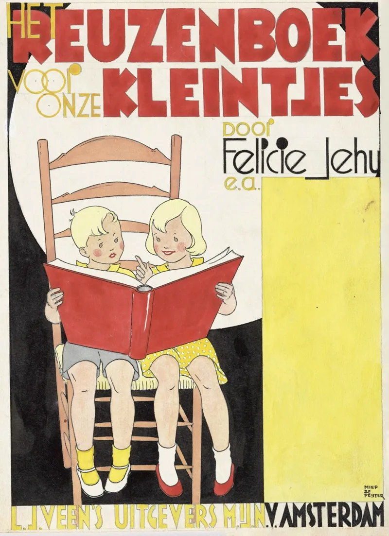 Bandontwerp Voor Felicie Jehu E A Het Reuzenboek Voor Onze Kleintjes 1937