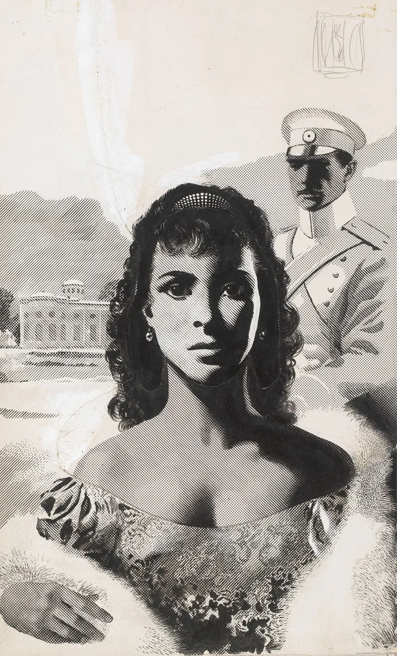 Bandontwerp Voor Leo Tolstoj Anna Karenina