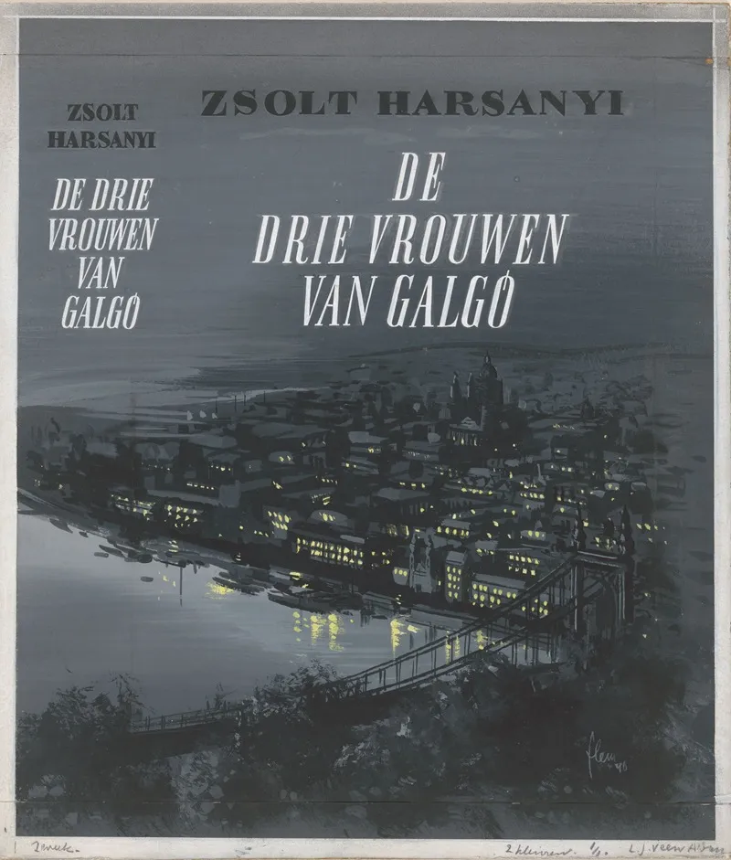 Bandontwerp Voor Zsolt Harsanyi De Drie Vrouwen Van Galgo Galgo Harom Felesege Wall Art by Studio Flem - High-Resolution Digital Print