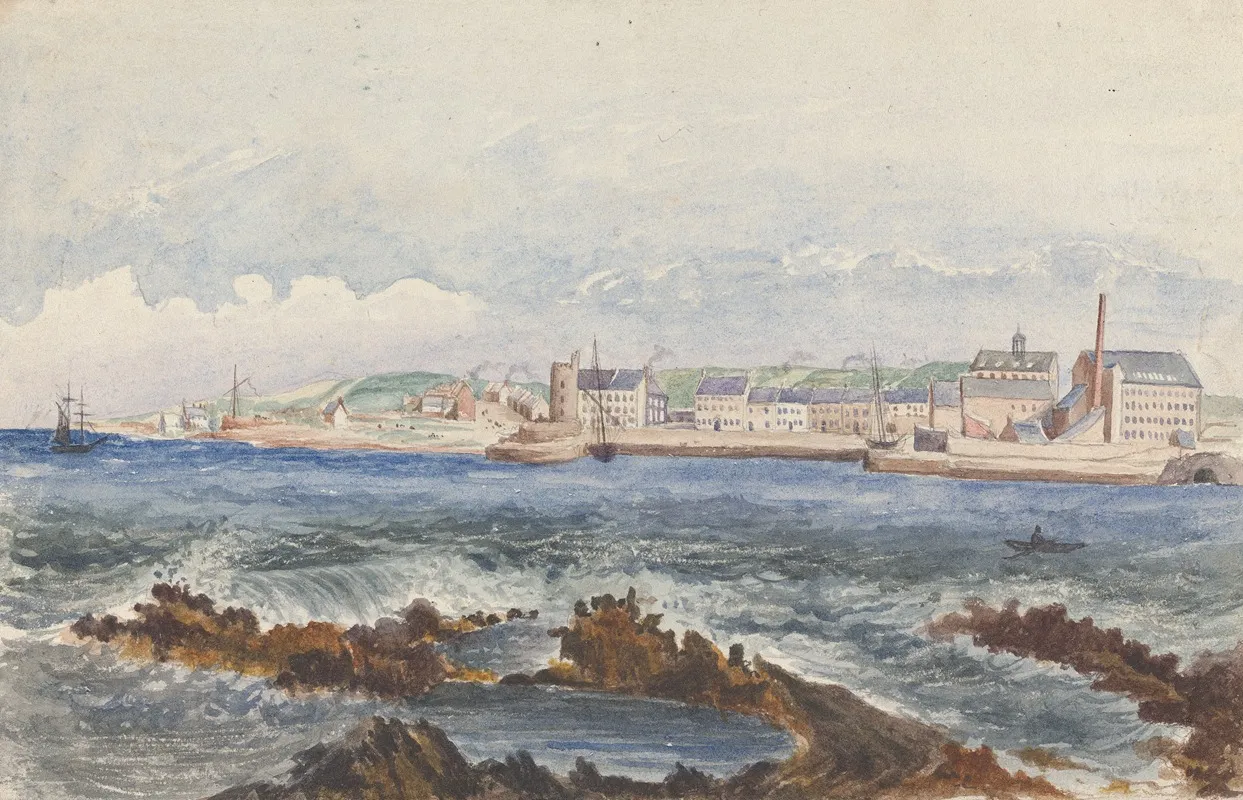 Bangor Belfast Lough Wall Art by James Arthur O'Connor - High-Resolution Digital Print
