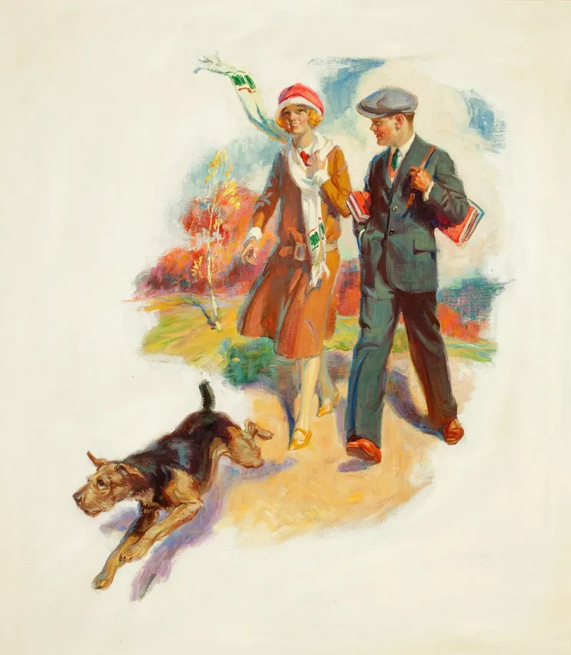 Banished Those Teenage Morning Blues Wall Art by Frederic Kimball Mizen - High-Resolution Digital Print