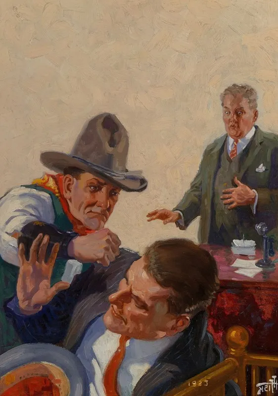 Bank Robbery Wall Art by Harry T. Fisk - High-Resolution Digital Print