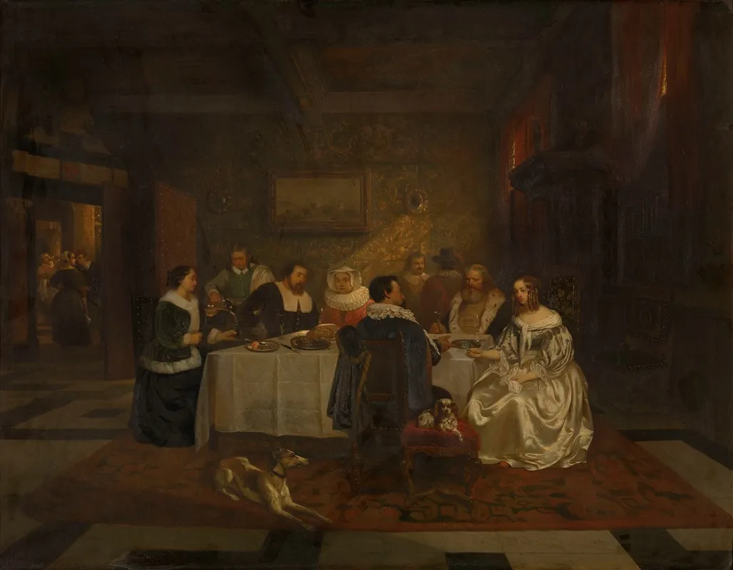 Banquet 5 Wall Art by Willem Linnig - High-Resolution Digital Print