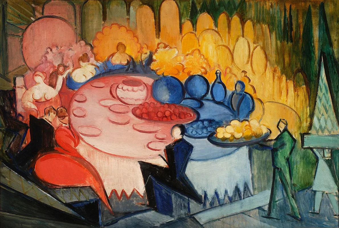 Banquet 7 Wall Art by Leon Chwistek - High-Resolution Digital Print