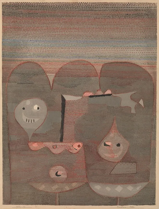 Barbarian Sacrifice Wall Art by Paul Klee - High-Resolution Digital Print