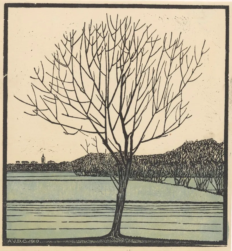 Bare Tree Wall Art by Julie de Graag - High-Resolution Digital Print