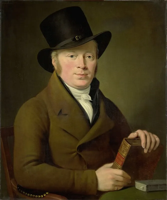 Barend Klijn Barendsz 1774 1829 Poet Wall Art by Adriaan de Lelie - High-Resolution Digital Print