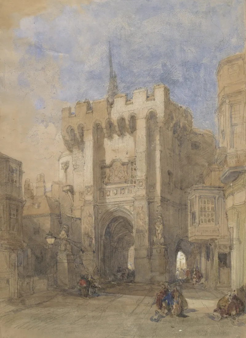 Bargate Southampton Wall Art by David Roberts - High-Resolution Digital Print