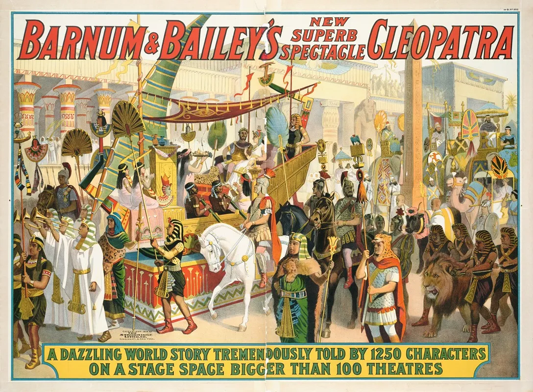 Barnum Baileys New Superb Spectacle Cleopatra