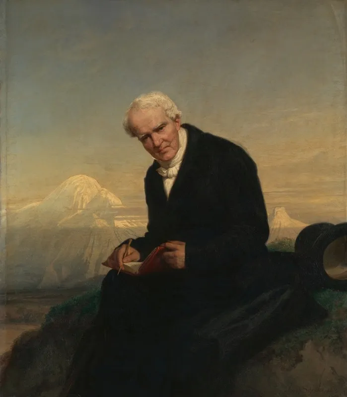 Baron Alexander Von Humboldt 1769 1859 Wall Art by Julius Schrader - High-Resolution Digital Print