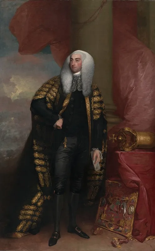 Baron Fitzgibbon Wall Art by Gilbert Stuart - High-Resolution Digital Print