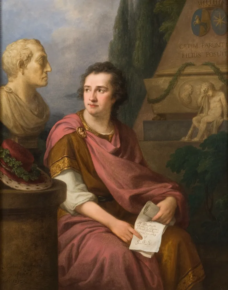 Baron Gustaf Adolf Reuterholm Wall Art by Angelica Kauffmann - High-Resolution Digital Print