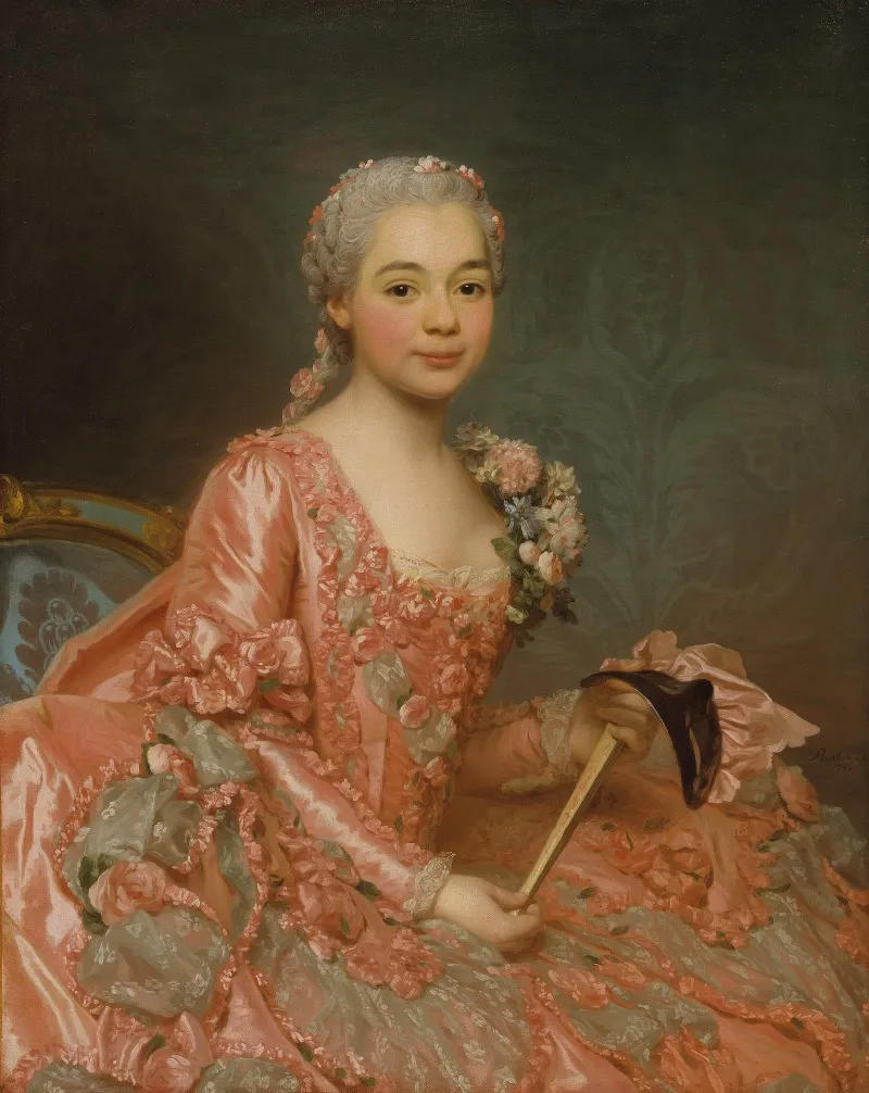 Baroness De Neubourg Cromiere Wall Art by Alexander Roslin - High-Resolution Digital Print