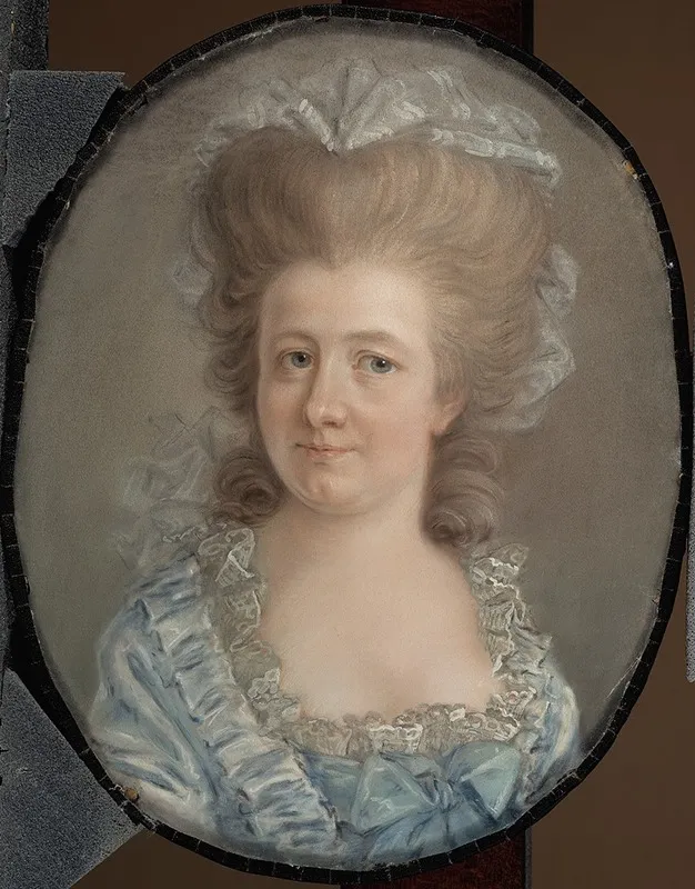 Baroness Maria Sofia Juliana Von Blixen Wall Art by Gustaf Lundberg - High-Resolution Digital Print