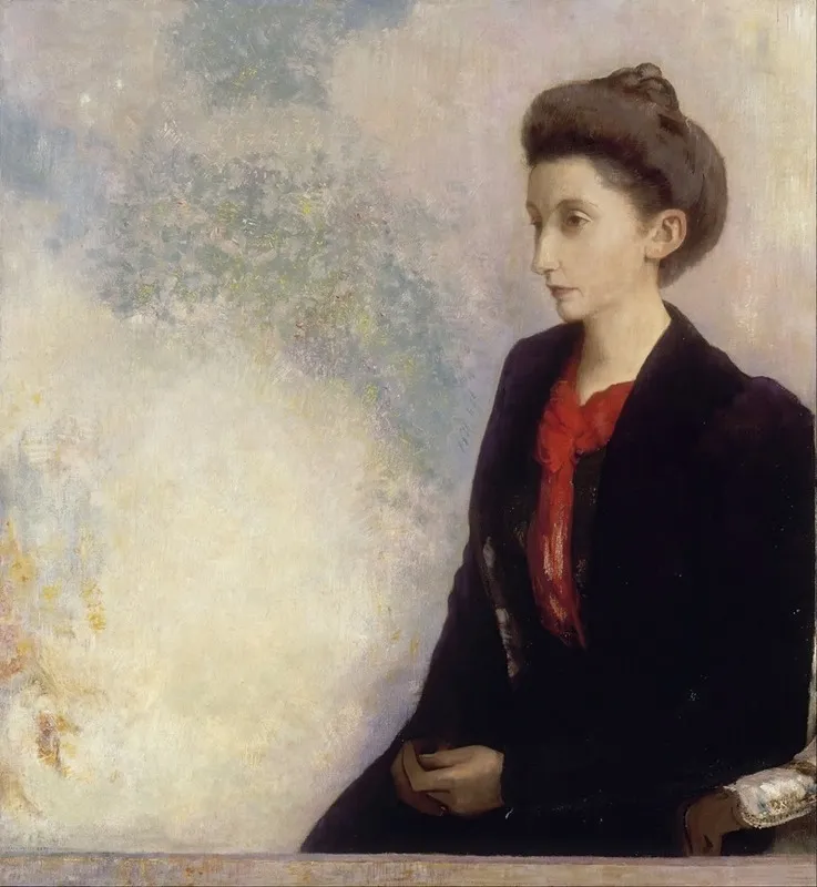 Baroness Robert De Domecy Wall Art by Odilon Redon - High-Resolution Digital Print