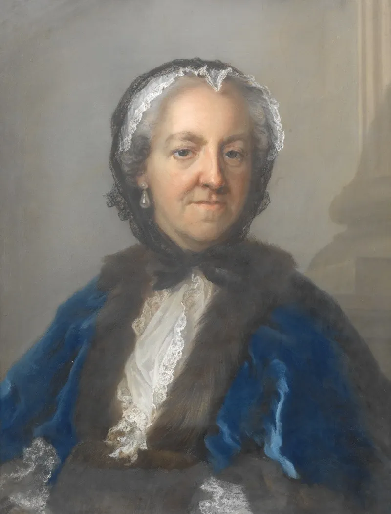 Baroness Ulrika Maria Sparre Nee Tessin Wall Art by Gustaf Lundberg - High-Resolution Digital Print