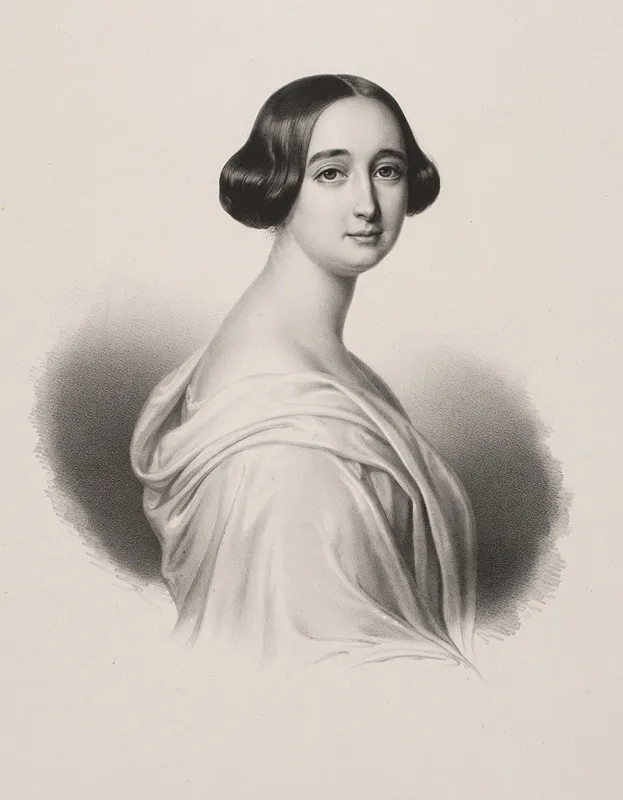Baronesse Augusta Blixen Finecke Wall Art by Isaac Wilhelm Tegner - High-Resolution Digital Print
