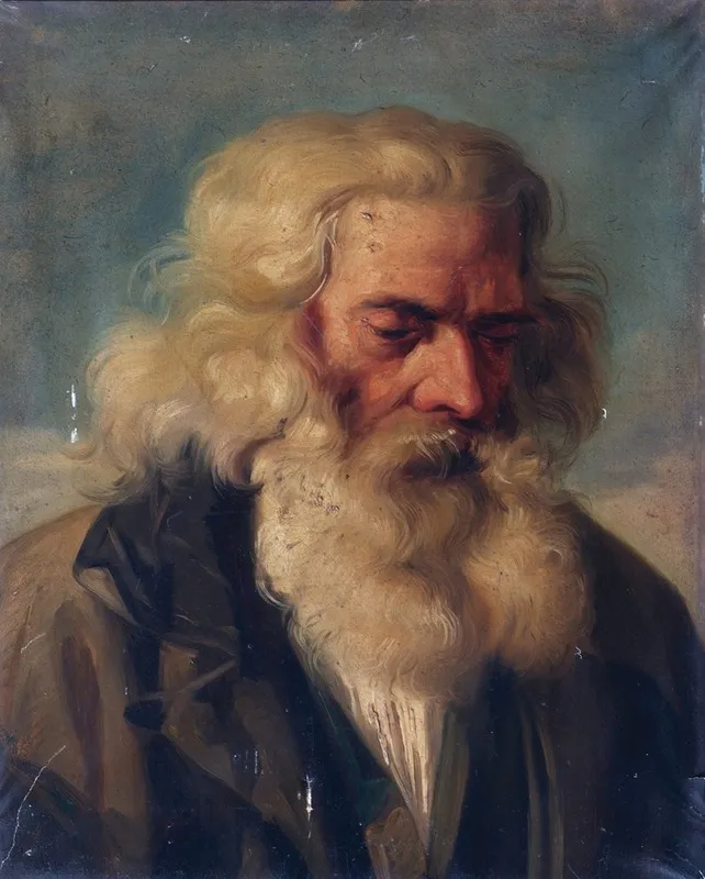 Bartiger Greis Wall Art by Joseph Hasslwander - High-Resolution Digital Print