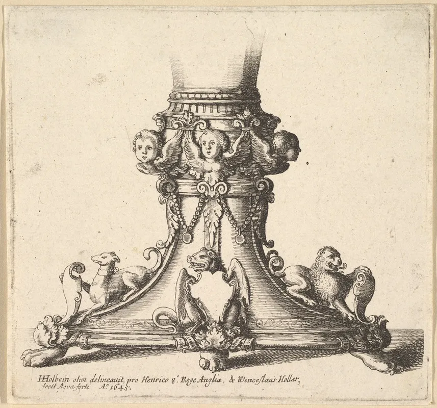 Base Of An Ornamental Cup