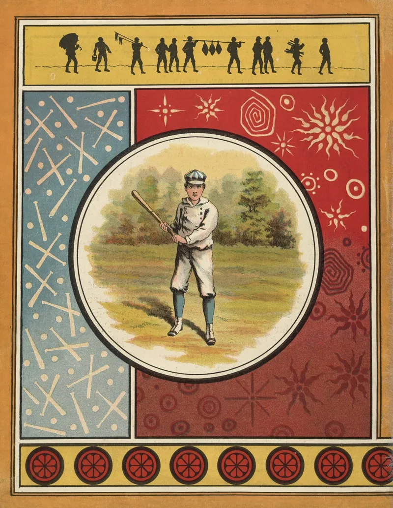 Baseball A B C Pl 15 Wall Art by McLoughlin Bros - High-Resolution Digital Print