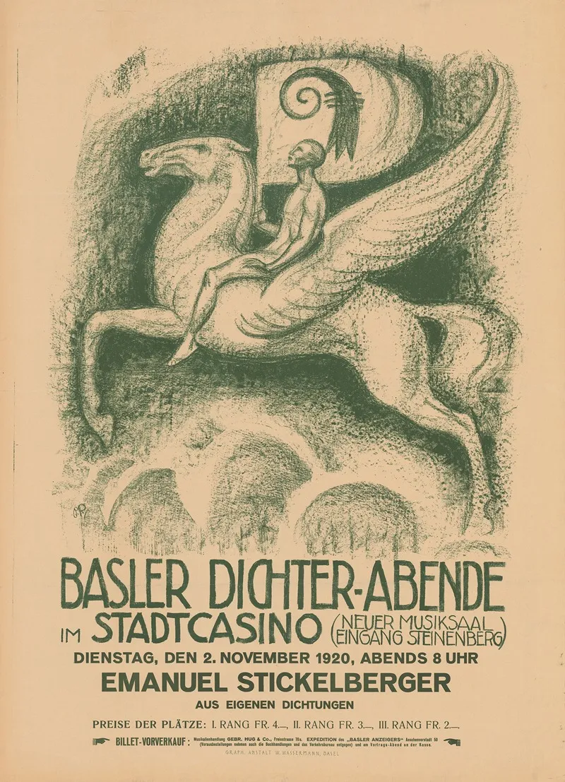 Basler Dichter Abende Im Stadtcasino Emanuel Stickelberger