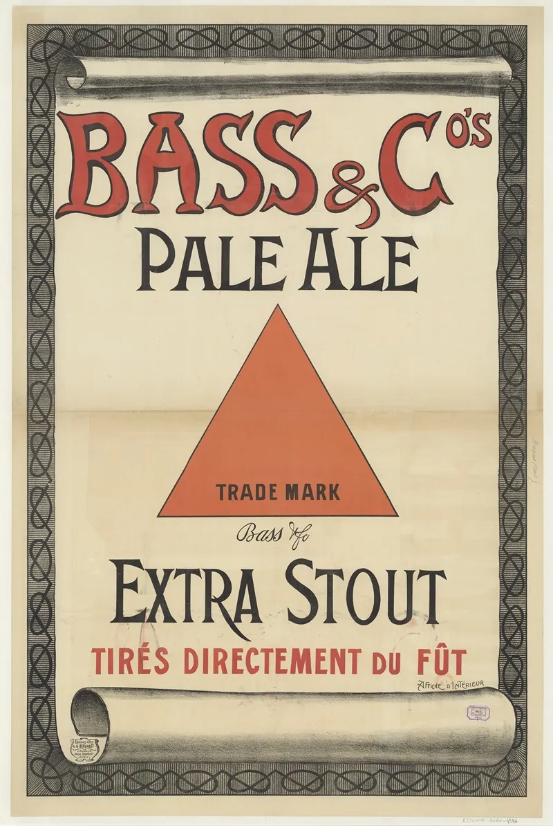 Bass Cos Pale Ale Extra Stout Tires Directement Du Fut Wall Art by Imp. Paul Dupont - High-Resolution Digital Print