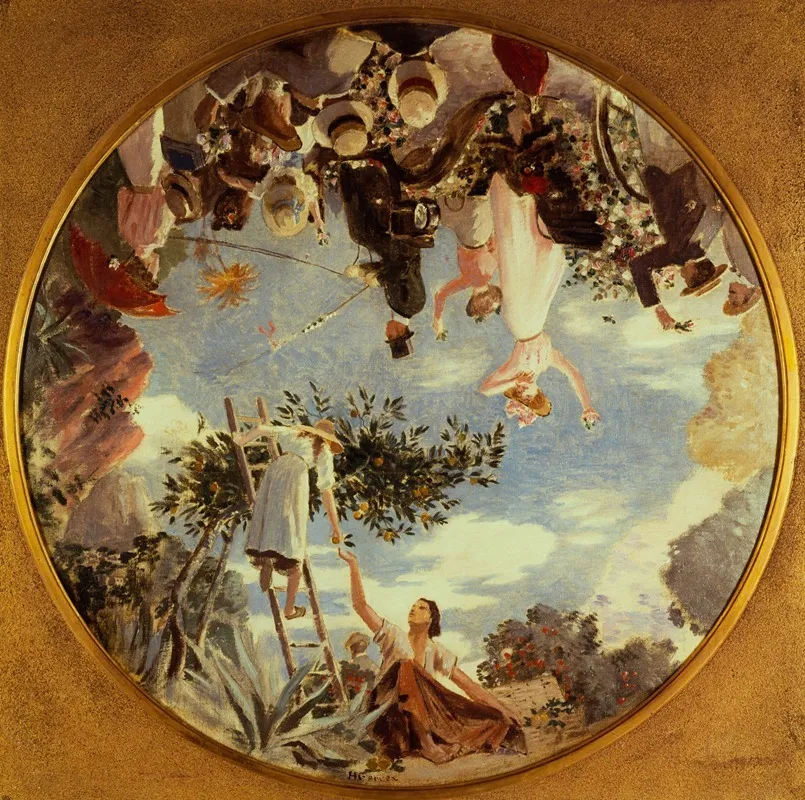 Bataille De Fleurs A Nice Wall Art by Henri Gervex - High-Resolution Digital Print