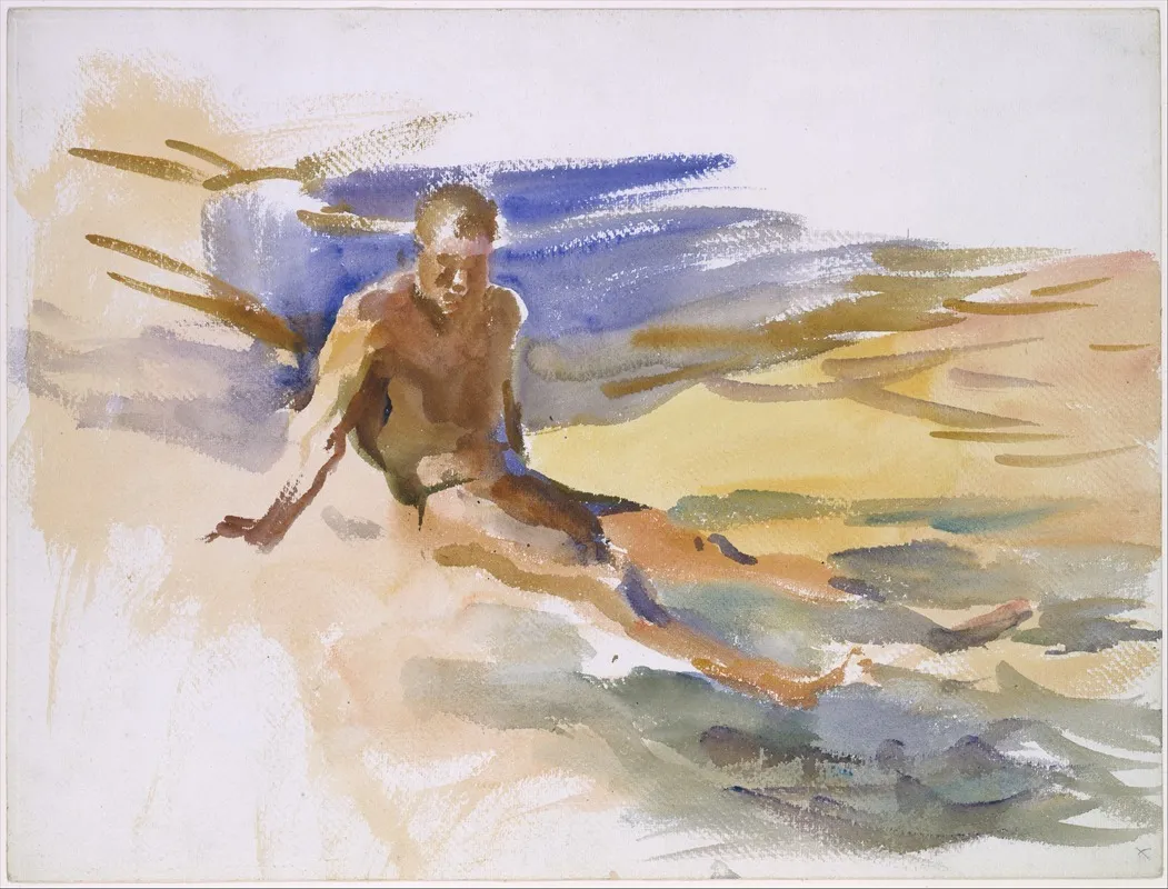 Bather Florida Wall Art by John Singer Sargent - High-Resolution Digital Print