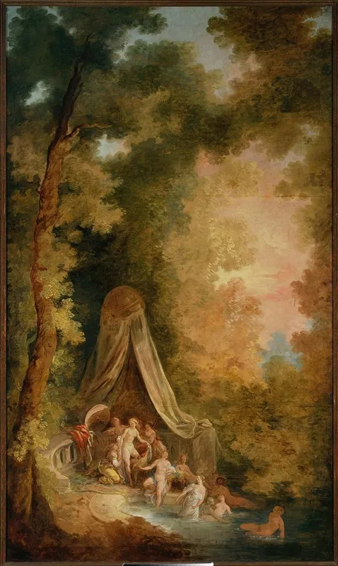 Bathing In A Park