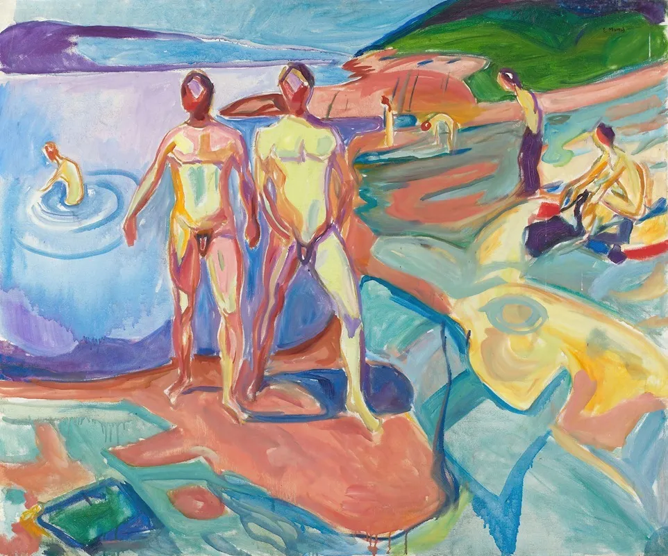 Bathing Men 3