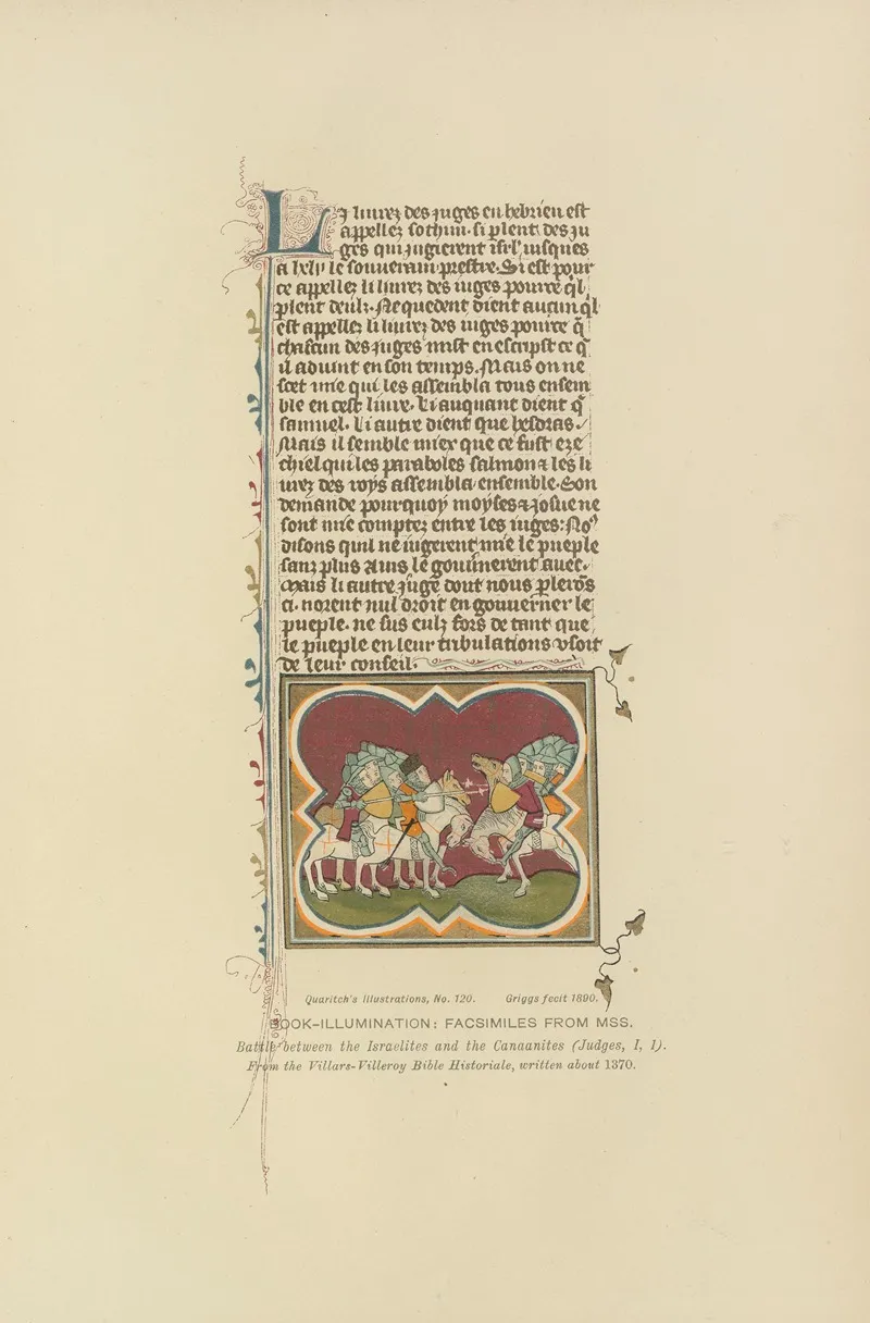 Battle Between The Israelites And The Canaanites Judges I 1 About Wall Art by Bernard Quaritch - High-Resolution Digital Print
